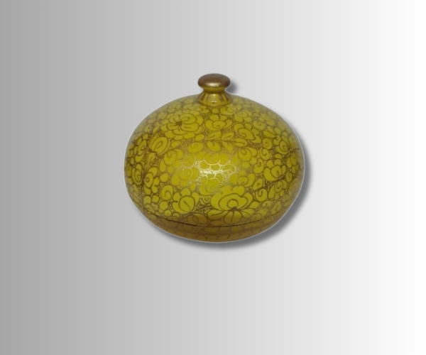 PAPIER MACHIE POWDER BOX